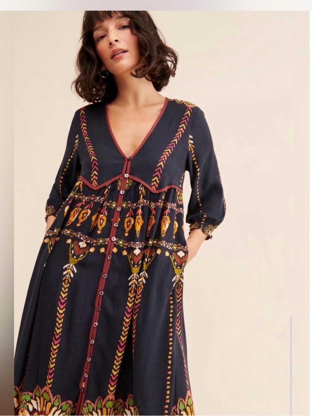 Free people Foley Maxi Dress size Xs - Picture 3 of 9
